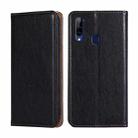 For ZTE Libero 5G Gloss Oil Solid Color Magnetic Leather Phone Case(Black) - 1