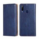 For ZTE Libero 5G Gloss Oil Solid Color Magnetic Leather Phone Case(Blue) - 1