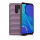 For Xiaomi Redmi 9 Magic Shield TPU + Flannel Phone Case(Purple) - 1