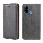 For DOOGEE X96 Pro Grid Texture Magnetic Flip Leather Phone Case(Grey) - 1