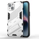 For iPhone 14 Punk Armor 2 in 1 PC + TPU Phone Case (White) - 1