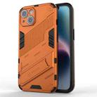 For iPhone 14 Punk Armor 2 in 1 PC + TPU Phone Case (Orange) - 1