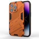 For iPhone 14 Pro Punk Armor 2 in 1 PC + TPU Phone Case(Orange) - 1