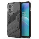 For OnePlus Nord 2T Punk Armor 2 in 1 PC + TPU Phone Case(Black) - 1