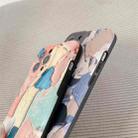Art Plaster Painting Phone Case For iPhone 12(Bright Color) - 3