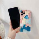 Art Plaster Painting Phone Case For iPhone 12(Bright Color) - 6