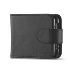 For Samsung Galaxy Z Flip4 5G LC.IMEEKE Calf Texture Leather Phone Case(Black) - 1