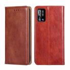 For DOOGEE N40 Pro Gloss Oil Solid Color Magnetic Leather Phone Case(Brown) - 1