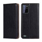 For Oukitel C25 Gloss Oil Solid Color Magnetic Leather Phone Case(Black) - 1