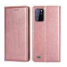 For Oukitel C25 Gloss Oil Solid Color Magnetic Leather Phone Case(Rose Gold) - 1