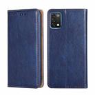 For UMIDIGI A11 Gloss Oil Solid Color Magnetic Leather Phone Case(Blue) - 1