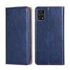 For UMIDIGI A11 Pro Max Gloss Oil Solid Color Magnetic Leather Phone Case(Blue) - 1