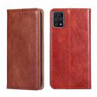 For UMIDIGI A11 Pro Max Gloss Oil Solid Color Magnetic Leather Phone Case(Brown) - 1