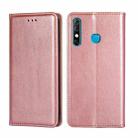 For Infinix Hot 8 / Hot 8 Lite X650 X650B Gloss Oil Solid Color Magnetic Leather Phone Case(Rose Gold) - 1