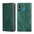 For Infinix Hot 8 / Hot 8 Lite X650 X650B Gloss Oil Solid Color Magnetic Leather Phone Case(Green) - 1