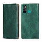 For Infinix Hot 9 / Note 7 Lite X655C Gloss Oil Solid Color Magnetic Leather Phone Case(Green) - 1