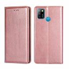 For Infinix Hot 10 Lite / Smart 5 X657 Gloss Oil Solid Color Magnetic Leather Phone Case(Rose Gold) - 1