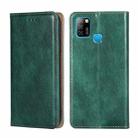 For Infinix Hot 10 Lite / Smart 5 X657 Gloss Oil Solid Color Magnetic Leather Phone Case(Green) - 1