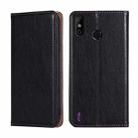 For Infinix Smart 4 X653 Gloss Oil Solid Color Magnetic Leather Phone Case(Black) - 1
