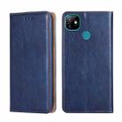 For Itel Vision 1 Gloss Oil Solid Color Magnetic Leather Phone Case(Blue) - 1