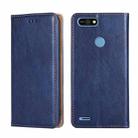 For Tecno Pop 2 / Pop 2 F / Pop 2 Pro Gloss Oil Solid Color Magnetic Leather Phone Case(Blue) - 1