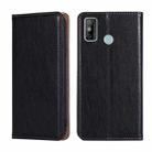 For Tecno Spark 6 GO Gloss Oil Solid Color Magnetic Leather Phone Case(Black) - 1