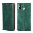 For Tecno Spark 6 GO Gloss Oil Solid Color Magnetic Leather Phone Case(Green) - 1