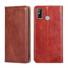 For Tecno Spark 6 GO Gloss Oil Solid Color Magnetic Leather Phone Case(Brown) - 1