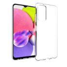 For Samsung Galaxy A03s 165.8mm Waterproof Texture TPU Phone Case(Transparent) - 1