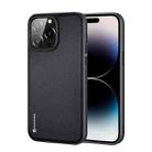 For iPhone 14 Pro Max DUX DUCIS Fino Series PU + TPU Phone Case (Black) - 1