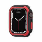 Detachable Two-color Watch Case For Apple Watch Series 9 / 8 / 7 41mm / 6&SE&5&4 40mm(Black Red) - 1