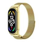 For Xiaomi Mi Band 7 / 7 NFC MIJOBS CS Milan Magnetic Stainless Steel Watch Band(Gold) - 1