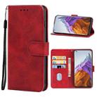 For Xiaomi Mi 11 Pro Leather Phone Case(Red) - 1