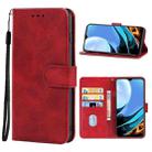 For Xiaomi Redmi 9T Leather Phone Case(Red) - 1