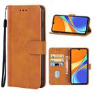 For Xiaomi Redmi 9C Leather Phone Case(Brown) - 1