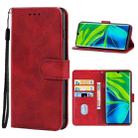 For Xiaomi Mi CC9 Pro Leather Phone Case(Red) - 1