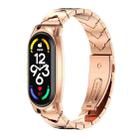 For Xiaomi Mi Band 7 / 7 NFC MIJOBS GT Metal Stainless Steel V-shaped Watch Band(Rose Gold) - 1