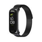 For Samsung Galaxy Fit 2 MIJOBS Milan Magnetic Stainless Steel Watch Band(Black) - 1