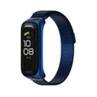 For Samsung Galaxy Fit 2 MIJOBS Milan Magnetic Stainless Steel Watch Band(Blue) - 1