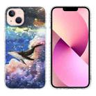 For iPhone 13 2.0mm Airbag Shockproof TPU Phone Case (Whale) - 1