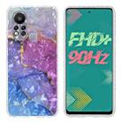 For Infinix Hot 11s 2.0mm Airbag Shockproof TPU Phone Case(Blue Purple Marble) - 1