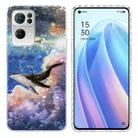 For OPPO Reno7 Pro 5G 2.0mm Airbag Shockproof TPU Phone Case(Whale) - 1