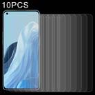 10 PCS 0.26mm 9H 2.5D Tempered Glass Film For OPPO Reno7 A - 1