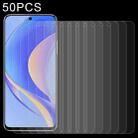 50 PCS 0.26mm 9H 2.5D Tempered Glass Film For Huawei nova Y90 - 1