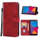For Itel P13 Leather Phone Case(Red) - 1