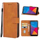 For Itel P13 Leather Phone Case(Brown) - 1