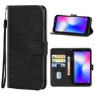 For Tecno Pop 2 Power Leather Phone Case(Black) - 1