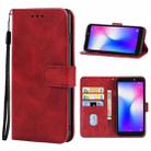 For Tecno Pop 2 Pro Leather Phone Case(Red) - 1