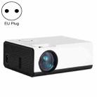 T01 800x480 2200 Lumens Mini LCD Digital Projector, Basic Version, EU Plug(White Black) - 1