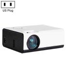 T01 800x480 2200 Lumens Mini LCD Digital Projector, Same Screen Version, US Plug(White Black) - 1